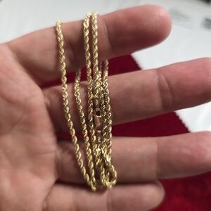 Gold Twist Rope Chain - 10K GOLD